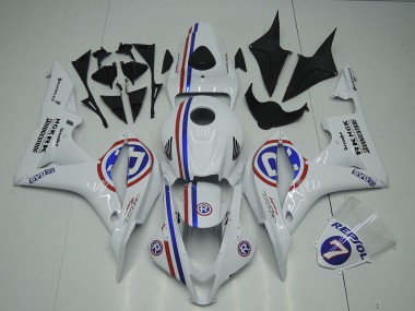 Branco Moto Plásticos CBR 600RR 2007-2008