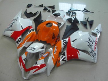 Branco Novo Repsol Carenagem Moto CBR 600RR 2009-2012