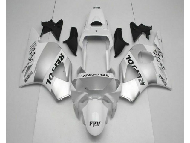 Branco Prata Preto Repsol Carenagem Moto CBR 900RR 954RR 2002-2003