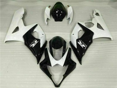 Branco Preto Abs Kits Completos Carenagem Moto GSXR 1000 K5 2005-2006