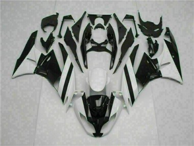 Branco Preto Abs Motocicleta Plásticos ZX6R 2009-2012