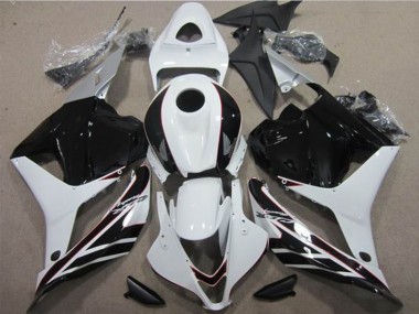 Branco Preto Kit Completo Carenagem Moto CBR 600RR 2009-2012