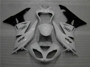 Branco Preto Ninja Carenagem Moto ZX6R 2009-2012