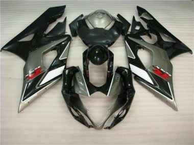 Cinzento Preto Kit Carenagem Moto GSXR 1000 K5 2005-2006