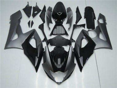 Cinzento Preto Kits Carenagem Moto GSXR 1000 K5 2005-2006