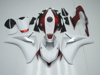 Doce Vermelho Branco & Prata Carenagem Moto CBR 1000RR 2008-2011