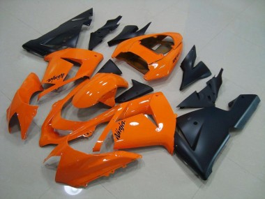 Laranja Preto Fosco Carenagem Moto ZX10R 2003-2005