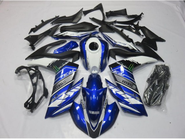 Monster Azul Carenagem Moto R3 2015-2022