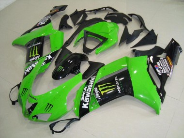 Monster Verde Carenagem Moto ZX6R 2007-2008