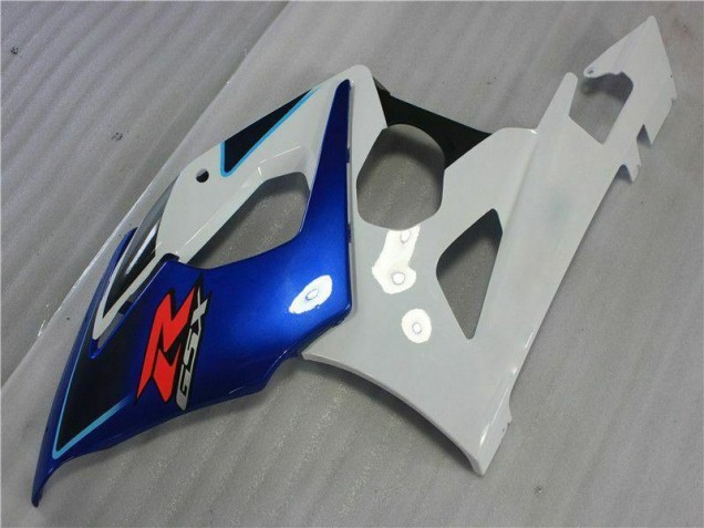 Preto Azul Branco Carenagem Moto GSXR 1000 K5 2005-2006