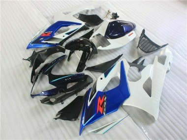 Preto Azul Branco Carenagem Moto GSXR 1000 K5 2005-2006