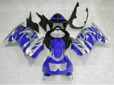 Preto Azul Kit Carenagem Moto EX250 2008-2012