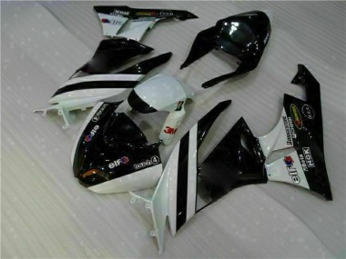 Preto Branco 3M Touch4 Injeção Kit Carenagem Moto ZX6R 2009-2012