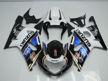 Preto Branco Azul Viru Carenagem Moto GSXR 750 K1 K2 K3 2001-2003