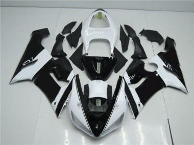 Preto Branco Carenagem & Plástico Moto ZX6R 2005-2006