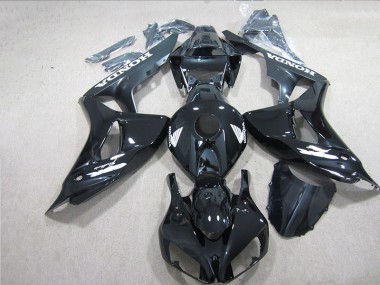Preto Branco Decalque Carenagem Moto CBR 1000RR 2006-2007