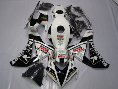 Preto Branco Denso Playboy Carenagem Moto CBR 1000RR 2008-2011