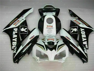 Preto Branco Kit Carenagem Moto CBR 1000RR 2004-2005