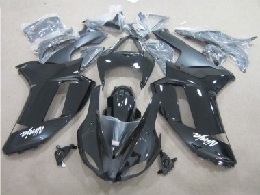 Preto Branco Kit Completo Carenagem Moto ZX6R 2007-2008