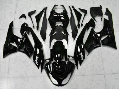 Preto Branco Ninja Carenagem Moto ZX6R 2009-2012