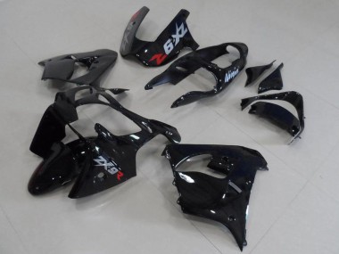 Preto & Cinzento Decalques Carenagem Moto ZX10R 2003-2005