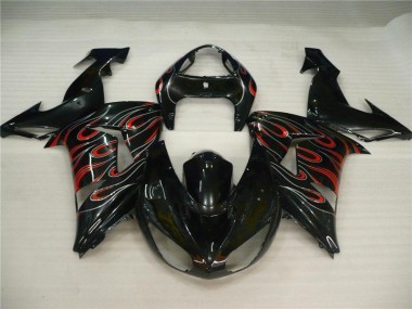 Preto Cinzento Vermelho Carenagem Moto ZX10R 2008-2010