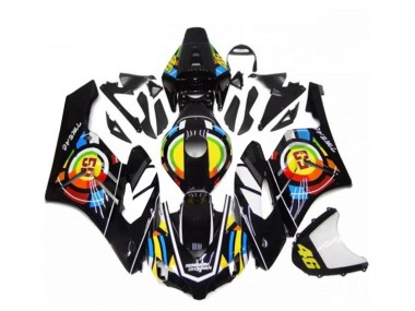 Preto Kit Carenagem Moto CBR 600RR 2007-2008