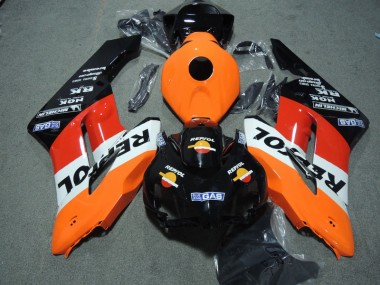 Preto Laranja Repsol Abs Kits Carenagem Moto CBR 1000RR 2004-2005