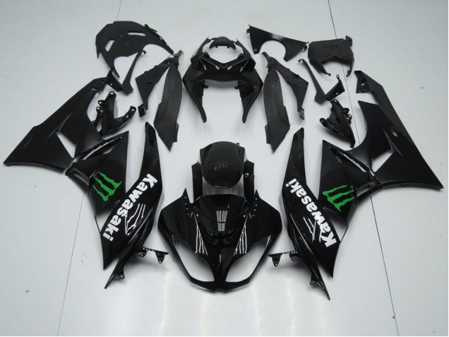 Preto & Monster Carenagem Moto ZX6R 2009-2012