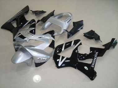 Preto Prata Carenagem Moto CBR 900RR 929 2000-2001