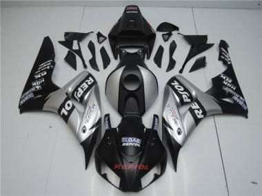 Preto Prata Repsol Abs Kit Carenagem & Plásticos Moto CBR 1000RR 2004-2005