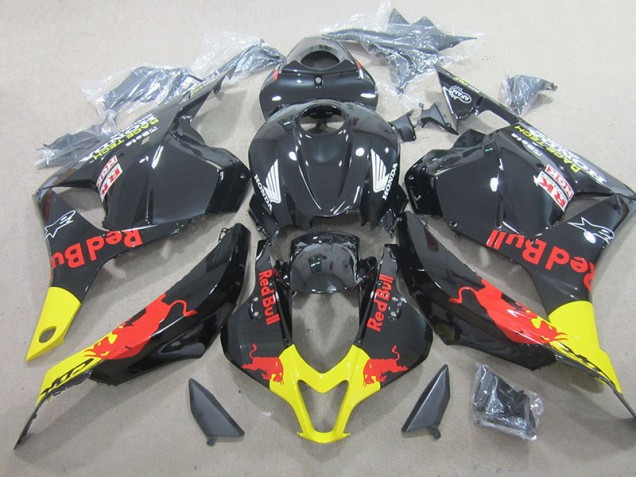 Preto Red Bull Abs Moto Plásticos CBR 600RR 2009-2012