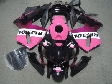 Preto Rosa Repsol Carenagem Moto CBR 1000RR 2004-2005