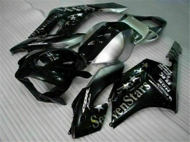 Preto SevenStars Carenagem Moto CBR 1000RR 2004-2005