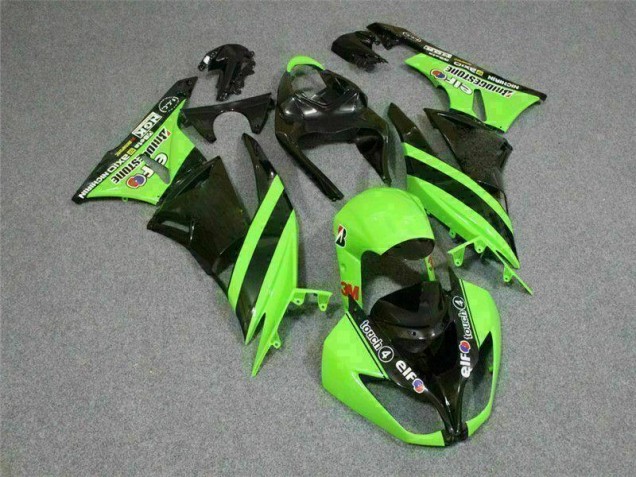 Preto Verde 3M Touch4 Carenagem Moto ZX6R 2009-2012