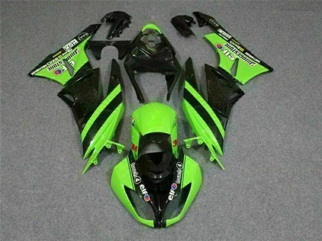 Preto Verde 3M Touch4 Carenagem Moto ZX6R 2009-2012