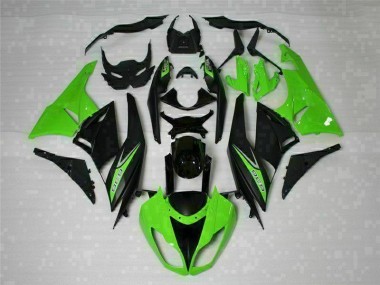 Preto Verde 636 Carenagem Moto ZX6R 2009-2012