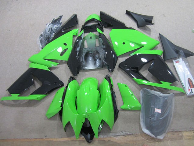 Preto Verde Carenagem Moto ZX10R 2003-2005