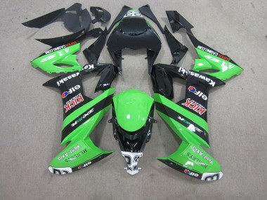 Preto Verde Carenagem Moto ZX10R 2008-2010