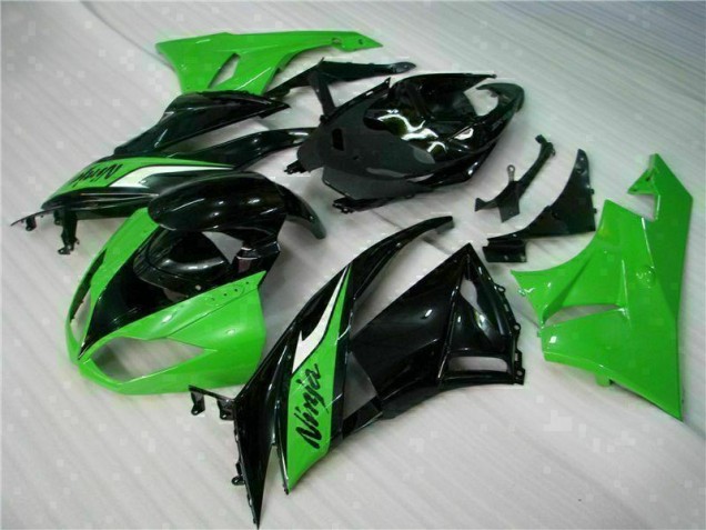 Preto Verde Carenagem Moto ZX6R 2009-2012