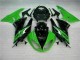 Preto Verde Carenagem Moto ZX6R 2009-2012