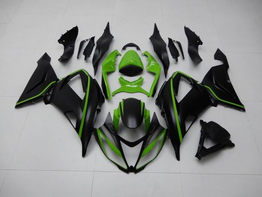 Preto Verde Kit Carenagem Moto ZX6R 2013-2018