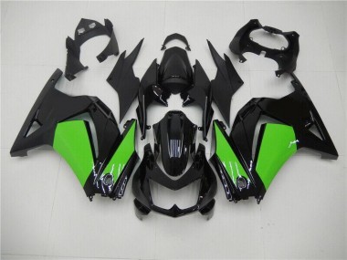 Preto Verde Kits Carenagem Moto EX250 2008-2012