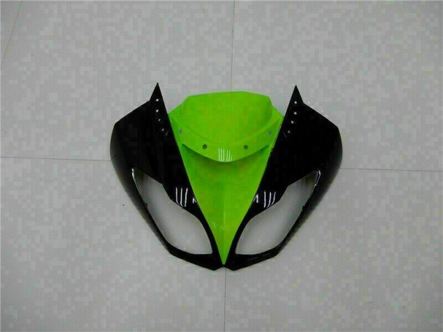 Preto Verde Kits Carenagem Moto ZX6R 2009-2012