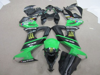 Preto Verde Monster Carenagem Moto ZX10R 2008-2010