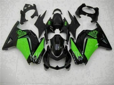 Preto Verde Ninja Carenagem Moto EX250 2008-2012