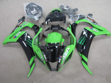 Preto Verde Touch4 Monster Carenagem Moto ZX10R 2011-2015