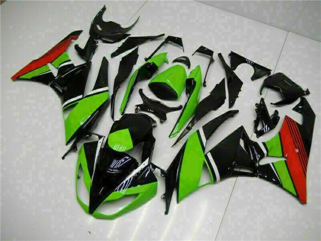 Preto Verde Vermelho Carenagem Moto ZX6R 2009-2012