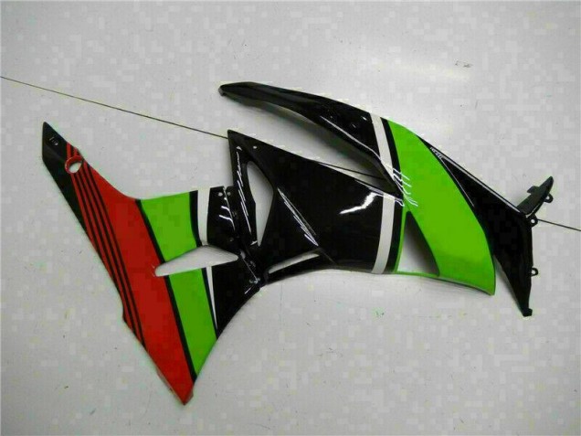 Preto Verde Vermelho Carenagem Moto ZX6R 2009-2012