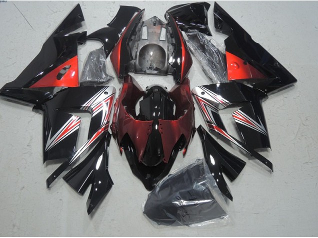 Preto Vermelho Carenagem Moto ZX10R 2003-2005